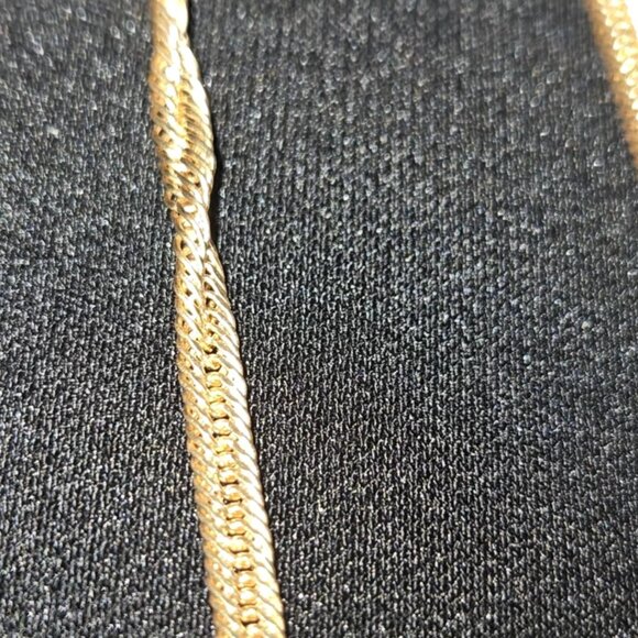 triple lock necklace / gold chain (no pendant) - P2 - Picture 5 of 14